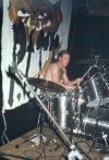 Kerryn drumming away & away