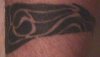 Ankle Band on back of right calf