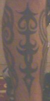 Tribal on right shin